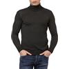 RED BRIDGE Maglia a Collo Alto da Uomo Dolcevita Maglione Grigio Scuro M
