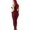 Plumpy Collant 90 Denari Taglie Forti, Fianchi Fino a 150cm (46-52, bordeaux)