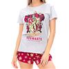 HARRY POTTER Pigiama per Donna Hogwarts Grigio Small