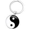 CQHODFYA Portachiavi Yin Yang per Donna Uomo,Portachiavi Tai Chi in Lega di Zinco,Porta Chiavi Resistente per Chiavi Zaino, Organizer Portachiavi Regalo,Portachiavi Religiosa con Portagioie