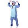 SIYUE Stitch Onesie Relaxo Costume Jumpsuit Animale Relax Costume Donna Uomo Pigiama Halloween Pigiama Cosplay Adulti Carnevale Costume intero, Colore: rosa., M