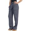 malito more than fashion Malito - Pantaloni in lino da donna con tasche - Pantaloni in tessuto tinta unita in lino - Pantaloni estivi leggeri per le giornate calde - pantaloni chino da spiaggia - pantaloni casual da donna