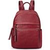 Kattee Borsa zaino in vera pelle per donna Borsa a tracolla elegante multifunzionale in morbida pelle per ufficio, shopping, viaggio