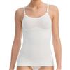 FarmaCell Bodyshaper 607B (Avorio, S/M) Canotta Contenitiva Spallina Regolabile - Modellante Push-up Seno in Fibra NILIT Breeze Leggera e rinfrescante