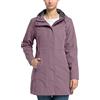 33,000ft Giacca Softshell da donna Giacca leggera impermeabile da pioggia Giacca lunga di transizione Giacca funzionale Giacca a vento Cappotto Softshell con cappuccio traspirante, Rosa viola 3XL