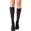 Relaxsan 815 (Fumo, XS) Gambaletti Compressione Graduata 18-22 mmHg per Uomo Donna, Calze Elastiche in Cotone Leggero