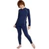 LAPASA Completo Termico Sportivo per Bambini Peso Leggero Set Coordinato Maglia e Pantaloni B21 - Traspirante CaldoAzzurro Marino 11-12 Anni