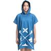 HOMELEVEL Accappatoio Bambino Ragazzo Piscina Nuoto - Poncho con Cappuccio Bambina Ragazza - Accappatoi Bambini Teenager Spugna - Morbido Elegante Blu