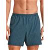 CALIDA Prints - Boxer da Uomo, Colore Verde Lagoon, Deep Lagoon Green