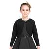 BlackButterfly Bambini Manica Lunga Scintillante Bolero Ragazze Cardigan (Nero, 9-10 Anni)