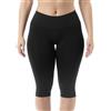 FarmaCell 604Y (Blu, 3XL) Leggings Anticellulite Donna 3/4, Leggings Capri Modellanti con Effetto Fir, Made in Italy