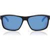Polaroid Pld 2121/s 0VK/5X MTBLK BLUE Sunglasses Men's Polycarbonate, Standard, 58