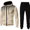 Kobilee Tute Uomo Complete Offerte Cotone Palestra Elegante Tute da Ginnastica Felpa con Cappuccio e Pantalone Due Pezzi Suit Tracksuit Tuta Felpata Leggero Invernale Tuta Sportiva Tuta Completa