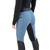 Minetom Donna Pantaloni da Equitazione Leggings da Equitazione con Rinforzo Completo Tasca Portacellulare D Blu XL
