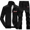 Kobilee Tuta Felpata Uomo Fitness Tracksuit Cotone Invernale Lunghe Leggera Elegante Tuta Completa Traspirante in Felpa con Cappuccio e Pantalone Set Jogging Tuta Sportiva Tute da Ginnastica