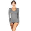 EGI Maglia a Manica Lunga Donna in Lana e Seta Made in Italy (S/M)