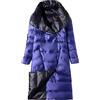 Peuignao Piumino Leggero Donna Lungo Invernale Puffer Jacket Piumini Leggeri Lunghi Donna Invernali Giacca Giubbotto Giubbino Giaccone Piumino Impermeabile Oversize Donna Taglie Forti Down Jacket Zaffiro 5XL