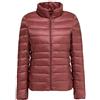 TieNew Donna Giacche di Piumino,Giacca Donna Cappotto Corto Giacche Piumino Ultraleggeri Packable