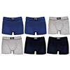 Enrico Coveri 6 Boxer Bambino con Elastico ribattuto, in Cotone Elasticizzato, EB4015