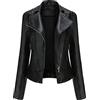 Peuignao Giubbotto Ecopelle Donna Con Borchie - Giacca Biker Similpelle, Faux Leather Jacket, Finta Pelle Sintetica - Curvy Primavera Nero M