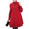 JLTPH Donna Lunga Cappotto di Lana Blended Invernale Giacca Cappotti A Maniche Lunghe