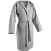 COGAL® Accappatoio Uomo Nido d'Ape in 100% Cotone - Tinta Unita, Leggero e Assorbente - Colore medium grey