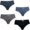 Primal Slip Uomo in 100% Cotone Mercerizzato, Offerta 6 E 12 Pezzi, Mutande Uomo Intimo Uomo 8032232810 (12 Pezzi.Ass. (4 Blu-4 Nero- 4 Grigio), 9)