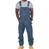 MANYMANY Salopette da Lavoro da Uomo in Denim con vestibilità Ampia, Salopette da Lavoro Regolabile, Salopette Baggy Chic con Tasche Multiple