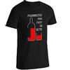 MORIREMO MA NON DI SETE - Maglietta Nera Uomo Donna Divertente Cotone Vino Rosso T-Shirt Simpatica Maniche Corte con Scritte e Stampe