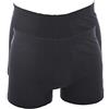 Fila Boxer da Uomo in Puro Cotone Pacco da 4 - Mutande Intimo Classico (Nero, 6)