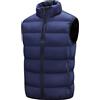 Peuignao Gilet Uomo Imbottito Invernale Giubbino Giubbotto Smanicato Uomo Invernali Gilet Giacca Senza Maniche Uomo Gilet Imbottiti Trapuntato Uomo Puffer Taglie Forti Cappotto Smanicato Uomo Casual Blu XXL