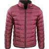 Evoga Piumino uomo trade invernale casual giacca giubbotto slim fit impermeabile (IT, Testo, M, Regular, Regular, #01 Rosso Bordeaux)