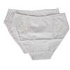 RAGNO Confezione 2 Slip Medio Donna Jolie Mutande Bipack Articolo 07606Q, 010KB Bianco, L