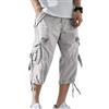 ORANDESIGNE Pantaloni Corti Estivi Uomo Sportivo Pantaloncini Casual Shorts Cargo Vintage Loose Pantaloni da Spiaggia Basket Running A Bianco Large