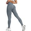 Memoryee Donna Leggings Sportivi Push Up Booty Pantacollant Fitness Vita Alta Elastici Collant Leggins Yoga Palestra Pantaloni/D-Green/S