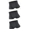 WANYING Boxer Uomo Sexy Vita Bassa Sottile Intimissimo Traspirante Basico Underwear Pacco da 3 - Nero Taglia L