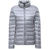 N \ A N A Piumino Donna Invernale Piumino Donna Invernale Lungo Piumino Leggero Donna Piumini Donna Invernali Piumino Corto Donna Giacca Piumino Donna Giubbotti Invernali Donna Piumino Grigio Chiaro XXL