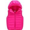 ACMEDE Unisex Bambini Bambino Gilet Piumini, Sottile Inverno Cappotto con Cappuccio Smanicato Giacche per Ragazze Ragazzi