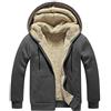 Minetom Felpa Uomo Felpe con Cappuccio Zip Sweatshirts Sportivo Invernali Caldo Fodera in Peluche Pullover Hoodie Giacca Cappotto B Grigio M