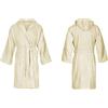 Bassetti Nuovo Accappatoio 100% Spugna di Puro Cotone Tinta Unita Lungo con Cappuccio e Tasche Altamente Assorbente Uomo Donna Unisex S-5XL