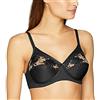 Triumph Modern Posy N01, Reggiseno senza Ferretto Donna, Nero (Black 0004), 75C