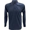 BE BOARD Polo Manica Lunga Taglie Forti Jersone Carbon Brush Invernale 9026C Colore Indigo (Blu Chiaro) (4XL)