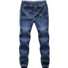 Minetom Uomo Distrutto Jeans Jogger Denim Pantaloni Skinny Coulisse Elasticizzati Tempo Libero Gamba Stretta Slim Fit Streetwear A Blu Chiaro XL