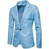 PengGeng Uomo Giacca di Affari Elegante Blazer Cappotto Giubbotto Outwear Casuale Smoking Vestito Coat Tops Rosso M