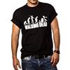 MAKAYA Zombie Evolution - Maglietta Walking Dead - T-Shirt Uomo Nera XXXXL