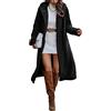 ticticlily Gappotto Giubbotto Donna in Pile Peluche Giacca con Cappuccio Teddy Sherpa Giacche Elegante Casuale Cappotti Lunghi Invernali A Nero M