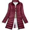 Peuignao Piumini Leggeri Lunghi Donna Invernali Piumino Leggero Donna Lungo Invernale Puffer Jacket Donna Giacca Giubbotto Cappotto Giubbino Giacche Giaccone Piumino Ultraleggero Impermeabile Donna Cachi M