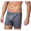 NOTTINGHAM UNDERWEAR Confezione da 6 Boxer Uomo in Filo di Scozia con Apertura Anteriore, Chiusura Bottone ED Elastico Foderato. Disponibile in Fantasie assortite con Fondo Bianco o Fondo Scuro. Prodotto Made in Italy