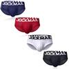 JOCKMAIL 4 pz/pacchetto Mens Underwear Slip Mesh Vita Bassa Confortevole Morbido Slip Mutande, Rosso+nero+blu navy+bianco, L