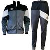 NewAge Umbro Tuta Uomo Full Zip acetata Nuova Collezione Art. 00349 (blu/iron, S)